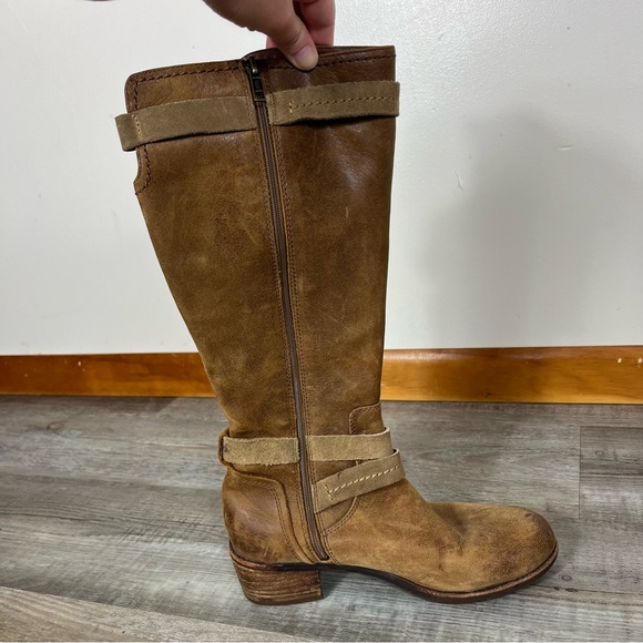 Ugg Australia Darcie Leather Riding Boots 7 Western Equestrian Cowgirl Barn Tall - Picture 10 of 15